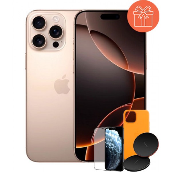 Apple iPhone 16 Pro 256Gb золотистый + 3 подарка