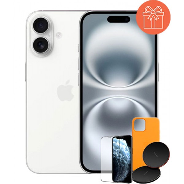 Apple iPhone 16 128Gb белый + 3 подарка