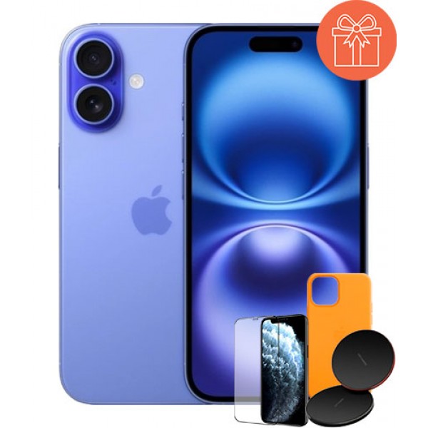 Apple iPhone 16 128Gb синий + 3 подарка