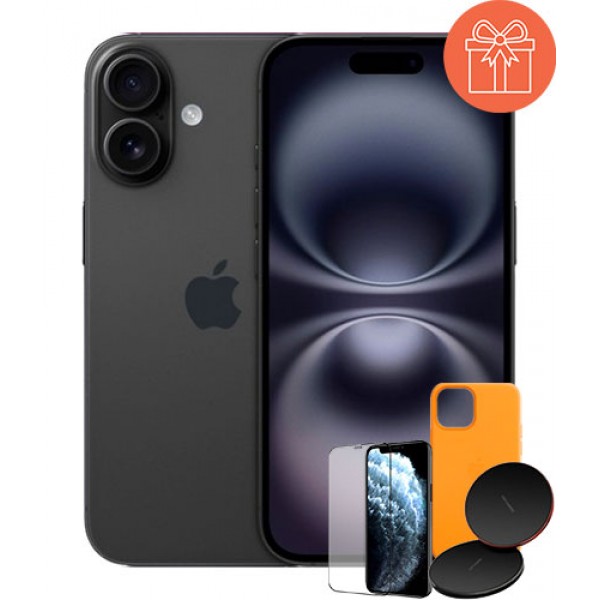Apple iPhone 16 128Gb черный + 3 подарка